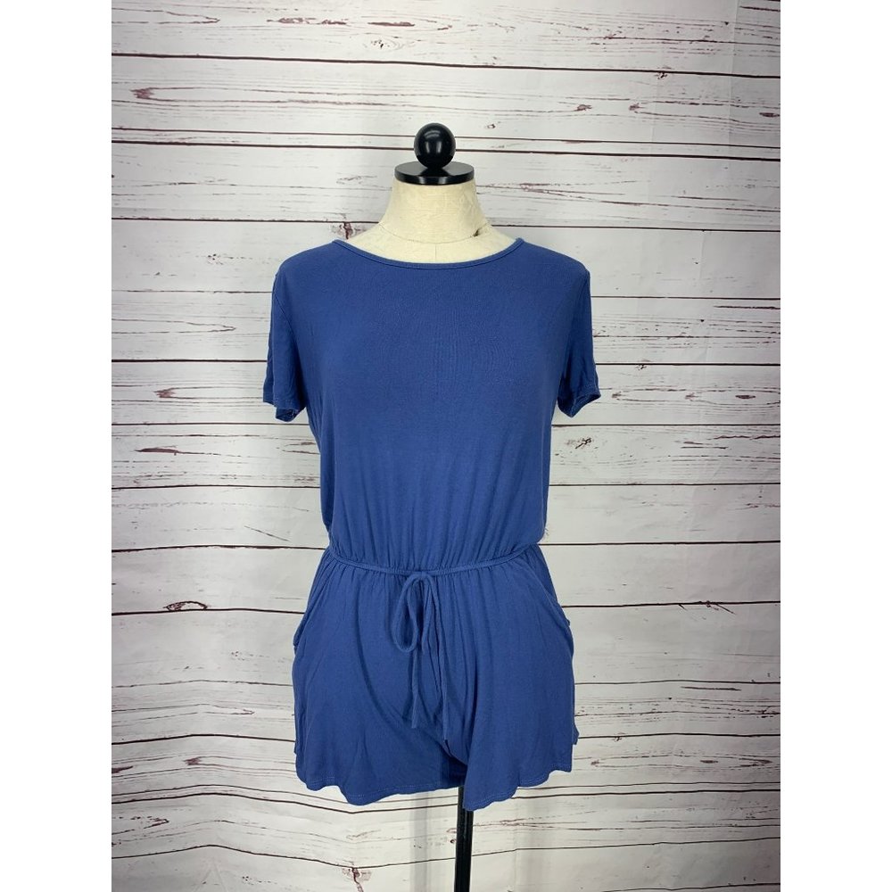 Flamingo Urban Blue Size Medium Shorts Romper